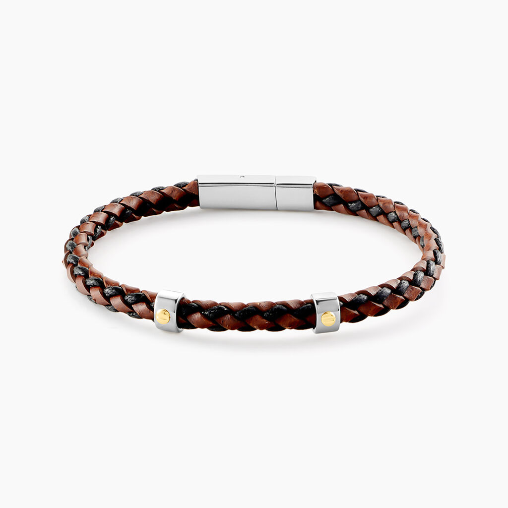 Bracelet Jourdan Dermot Cuir - Nouveautés bijoux Homme | Histoire d’Or