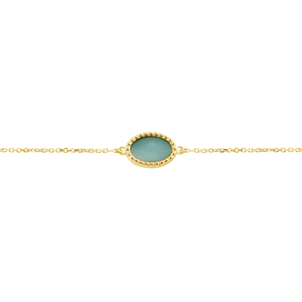 Bracelet Pernia Or Jaune Amazonite - Bracelets Femme | Histoire d’Or