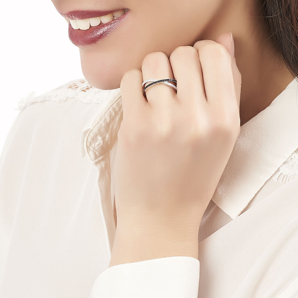 Bague Leela Argent Oxyde De Zirconium - Bagues avec pierre Femme | Histoire d’Or