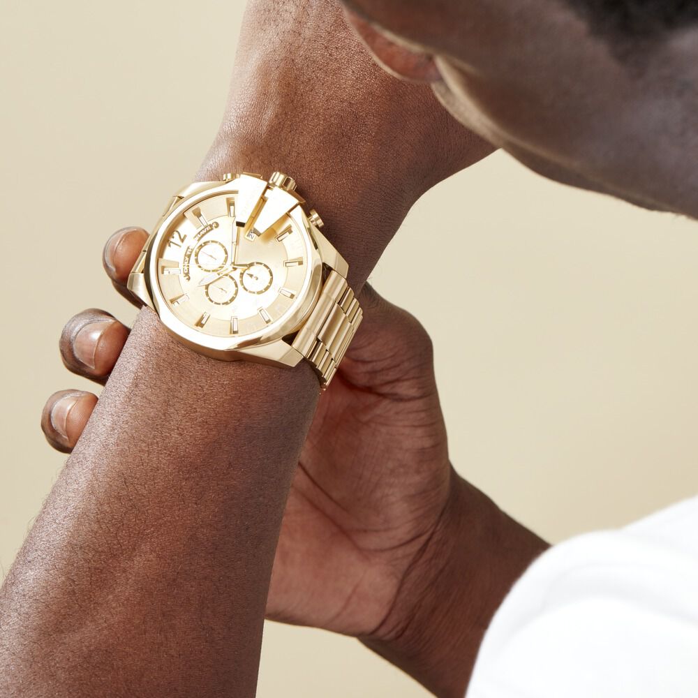 Montre diesel sales en or