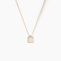 Collier Caron Or Jaune Nacre