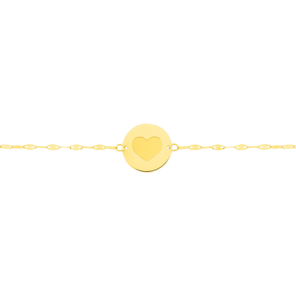 Bracelet Elynna Coeur Or Jaune - Bracelets Coeur Femme | Histoire d’Or