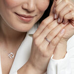 Bague Eldi Argent Blanc Oxyde De Zirconium - Bagues solitaires Femme | Histoire d&rsquo;Or