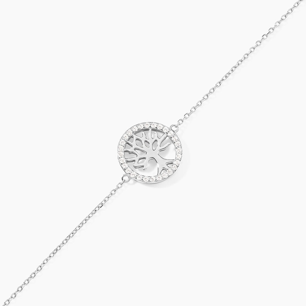 Bracelet Galla Argent Blanc Oxyde De Zirconium - Bracelets Femme | Histoire d&rsquo;Or