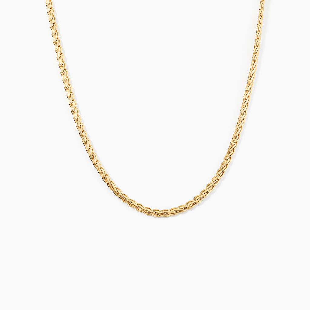 Collier Jayna Maille Palmier Or Jaune - Chaines Femme | Histoire d’Or