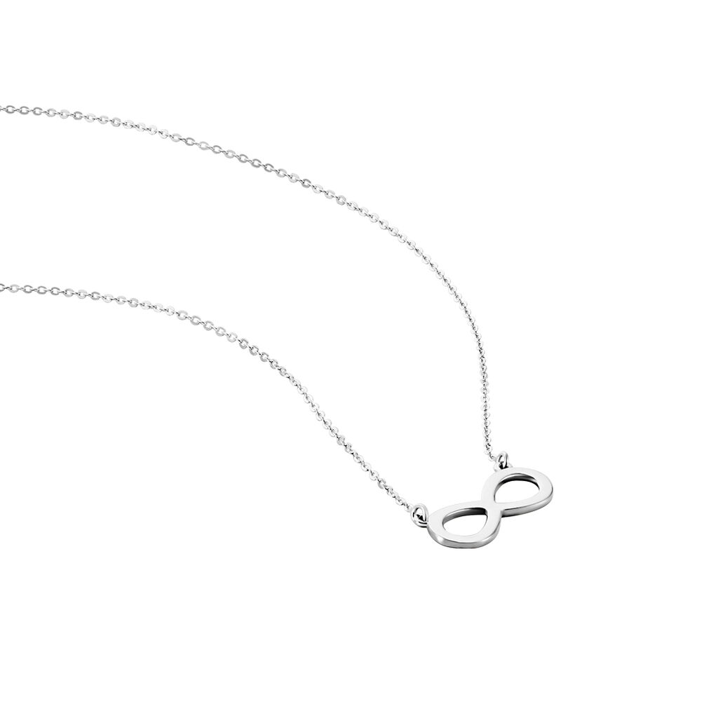 Collier Maryeme Infini Selectra Or Blanc - Colliers Femme | Histoire d&rsquo;Or