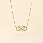 Collier Lacey Or Bicolore Oxyde De Zirconium - F&ecirc;te des m&egrave;res Femme | Histoire d&rsquo;Or