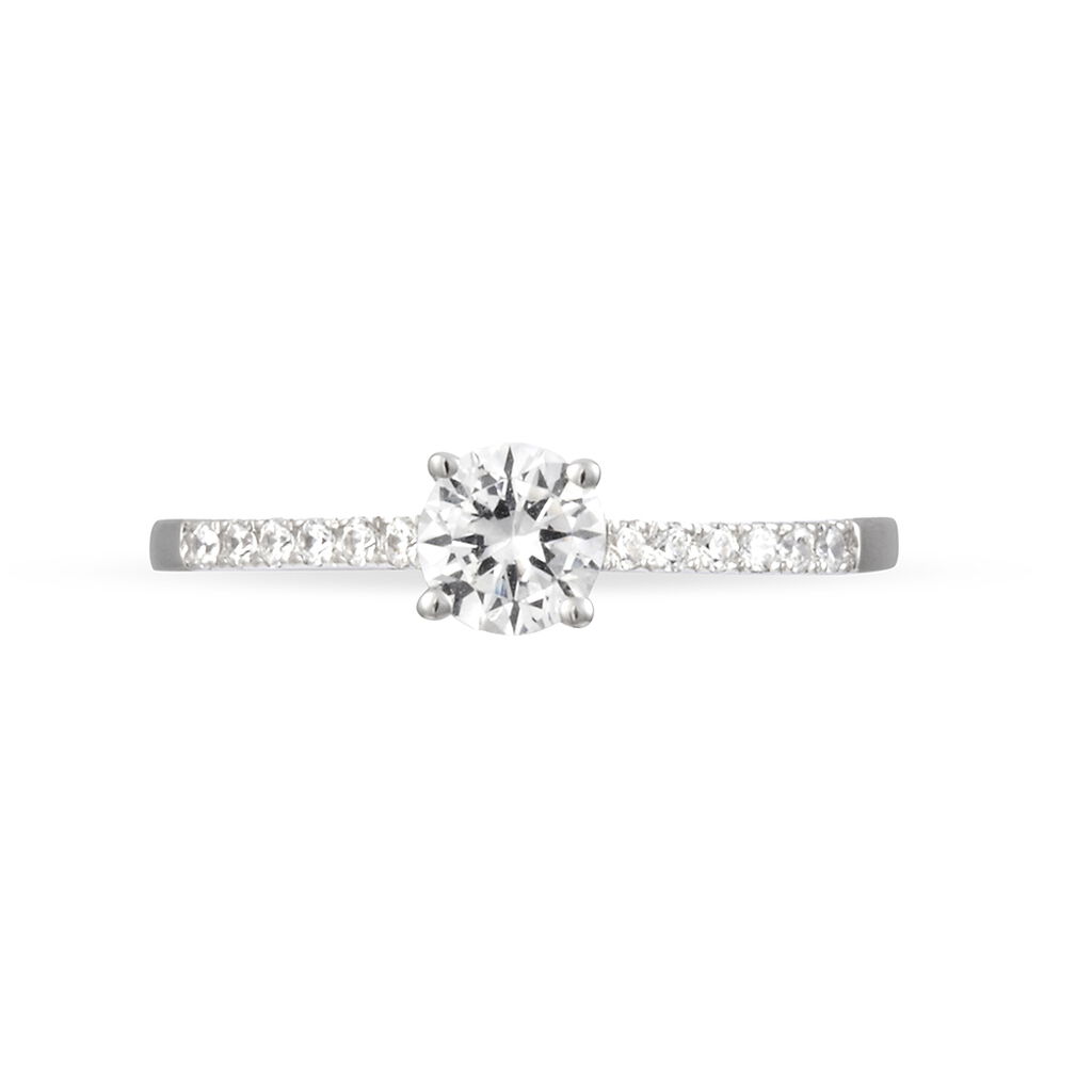 Bague Manon Or Blanc Amethyste - Bagues solitaires Femme | Histoire d’Or