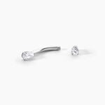 Piercing Edmonise Or Blanc Oxyde De Zirconium - Bijoux Femme | Histoire d&rsquo;Or