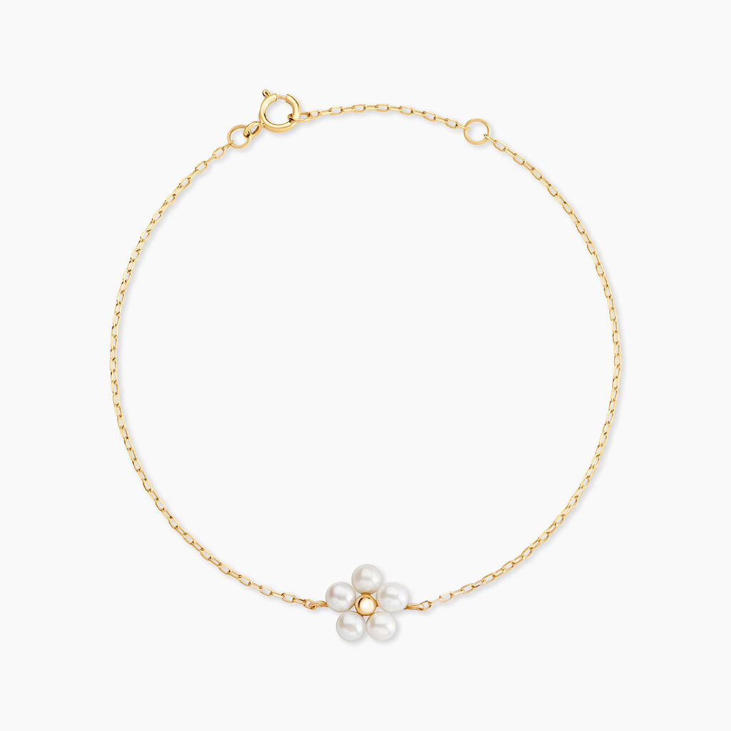 Bracelet Naeva Or Jaune Perle De Culture - F&ecirc;te des m&egrave;res Femme | Histoire d&rsquo;Or