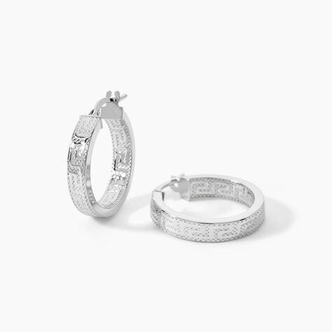 Cr&eacute;oles Ugenie Or Blanc - Boucles d'oreilles cr&eacute;oles Femme | Histoire d&rsquo;Or