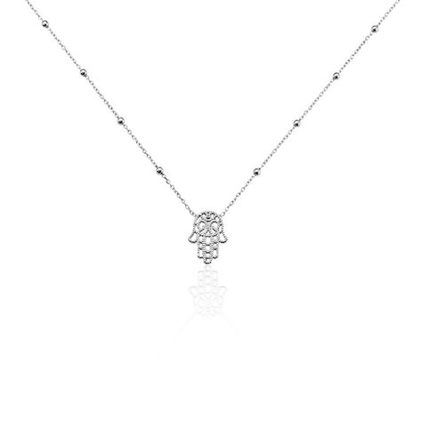 Collier Argent Melloney - Colliers fantaisie Femme | Histoire d&rsquo;Or
