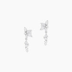 Boucles D'Oreilles Pendantes Glow Up Argent Blanc Oxyde De Zirconium - Boucles d'oreilles fantaisie Femme | Histoire d&rsquo;Or