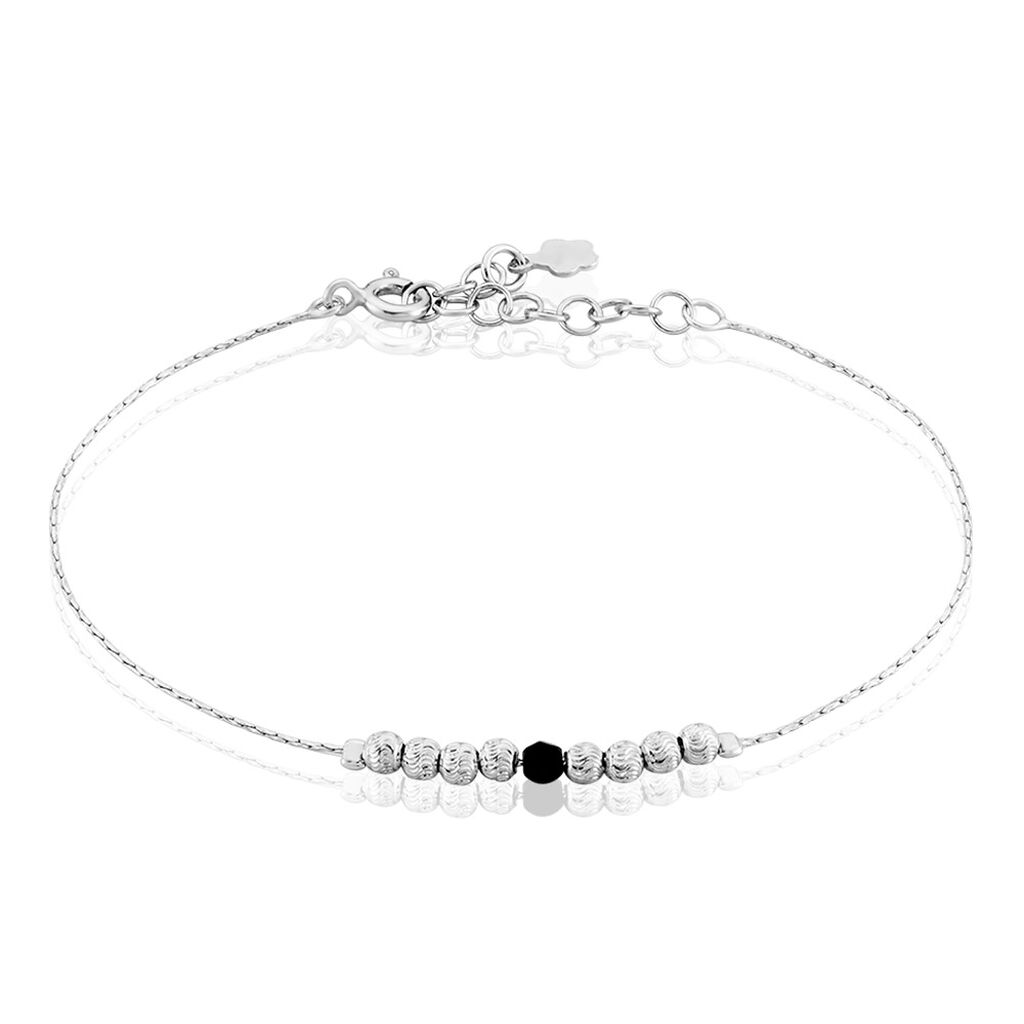 Bracelet Cyprielle Argent Blanc Pierre De Synthese - Bracelets Femme | Histoire d&rsquo;Or