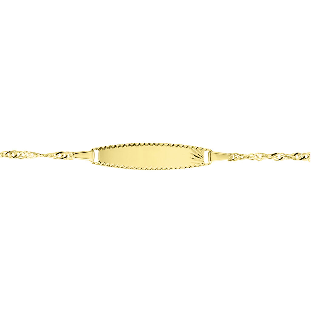 Bracelet Identite Bebe Or Jaune Ericka - Bracelets Communion Enfant | Histoire d’Or