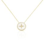 Collier Sweet Rosace Or Jaune Oxyde De Zirconium - Colliers Femme | Histoire d&rsquo;Or