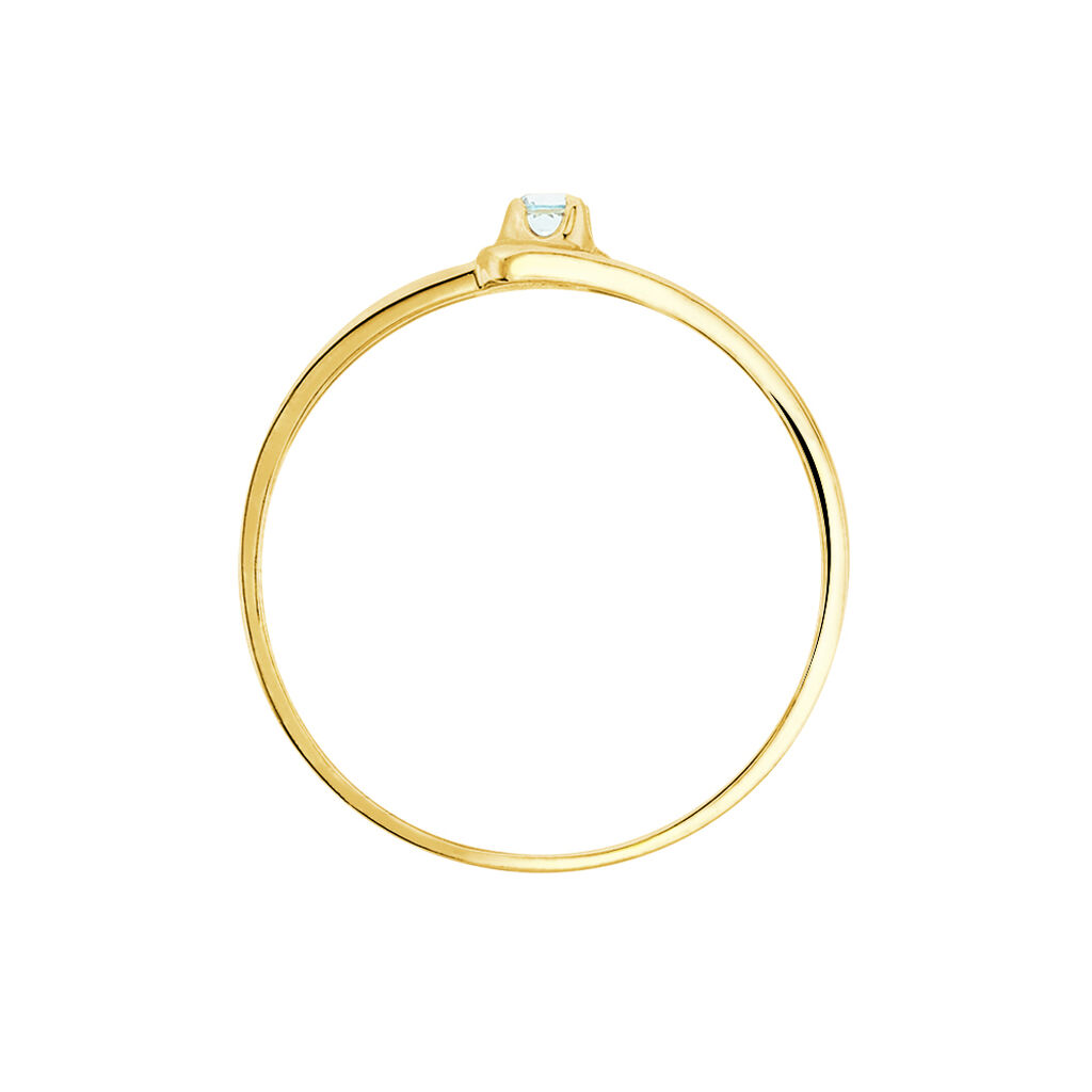 Bague Veroucha Or Jaune Topaze - Bagues solitaires Femme | Histoire d&rsquo;Or