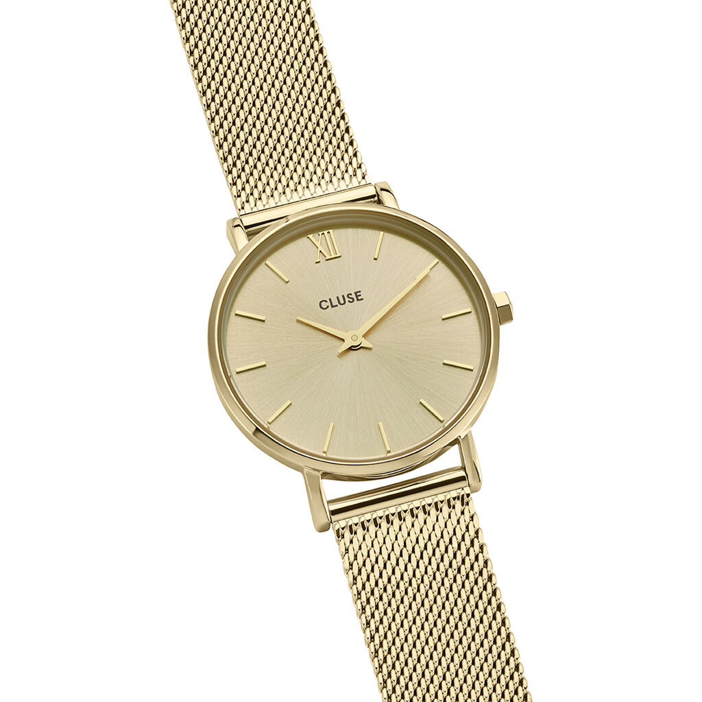 Montre Cluse Minuit 1 Champagne - F&ecirc;te des m&egrave;res Femme | Histoire d&rsquo;Or