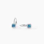 Boucles D'oreilles Pendantes Rio Argent Blanc Oxyde De Zirconium - Boucles d'oreilles fantaisie Femme | Histoire d&rsquo;Or