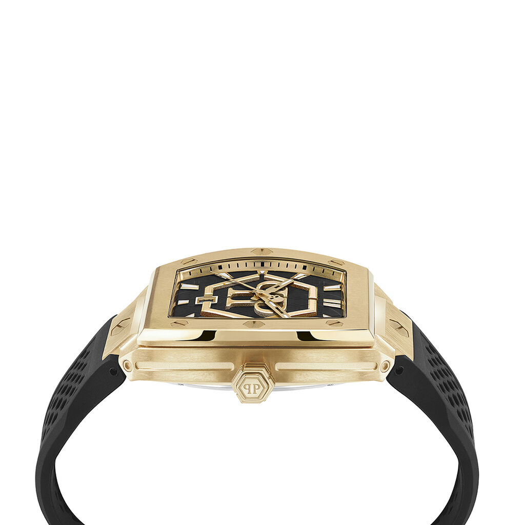 Montre Philipp Plein The Hexagon Phantom Noir - Montres Homme | Histoire d’Or