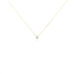 Collier Aphrodite Or Jaune Diamant Synthetique - Colliers Femme | Histoire d&rsquo;Or