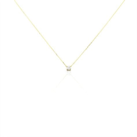 Collier Aphrodite Or Jaune Diamant Synthetique - Colliers Femme | Histoire d’Or