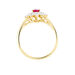 Bague Ivan Or Jaune Rubis Et Diamant - Bagues solitaires Femme | Histoire d’Or