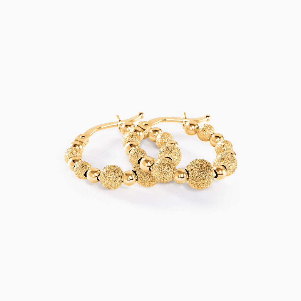Créoles Ladonna Or Jaune - Boucles d'oreilles créoles Femme | Histoire d’Or