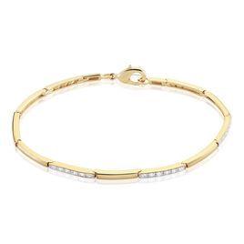 Bracelet Chelsee Plaque Or Jaune Oxyde De Zirconium - Bracelets Femme | Histoire d’Or