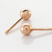 Boucles D'oreilles Puces Virgie Argent Rose - Boucles d'oreilles fantaisie Femme | Histoire d’Or