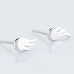Boucles D'oreilles Puces Kayli Argent Blanc - Boucles d'oreilles fantaisie Femme | Histoire d&rsquo;Or