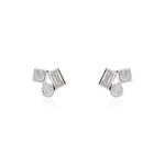Boucles D'oreilles Puces Argent Duredle Oxydes De Zirconium - Boucles d'oreilles fantaisie Femme | Histoire d&rsquo;Or