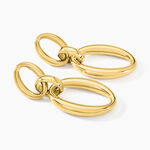 Boucles D'oreilles Pendantes Zeilah Acier Jaune - Boucles d'oreilles fantaisie Femme | Histoire d&rsquo;Or