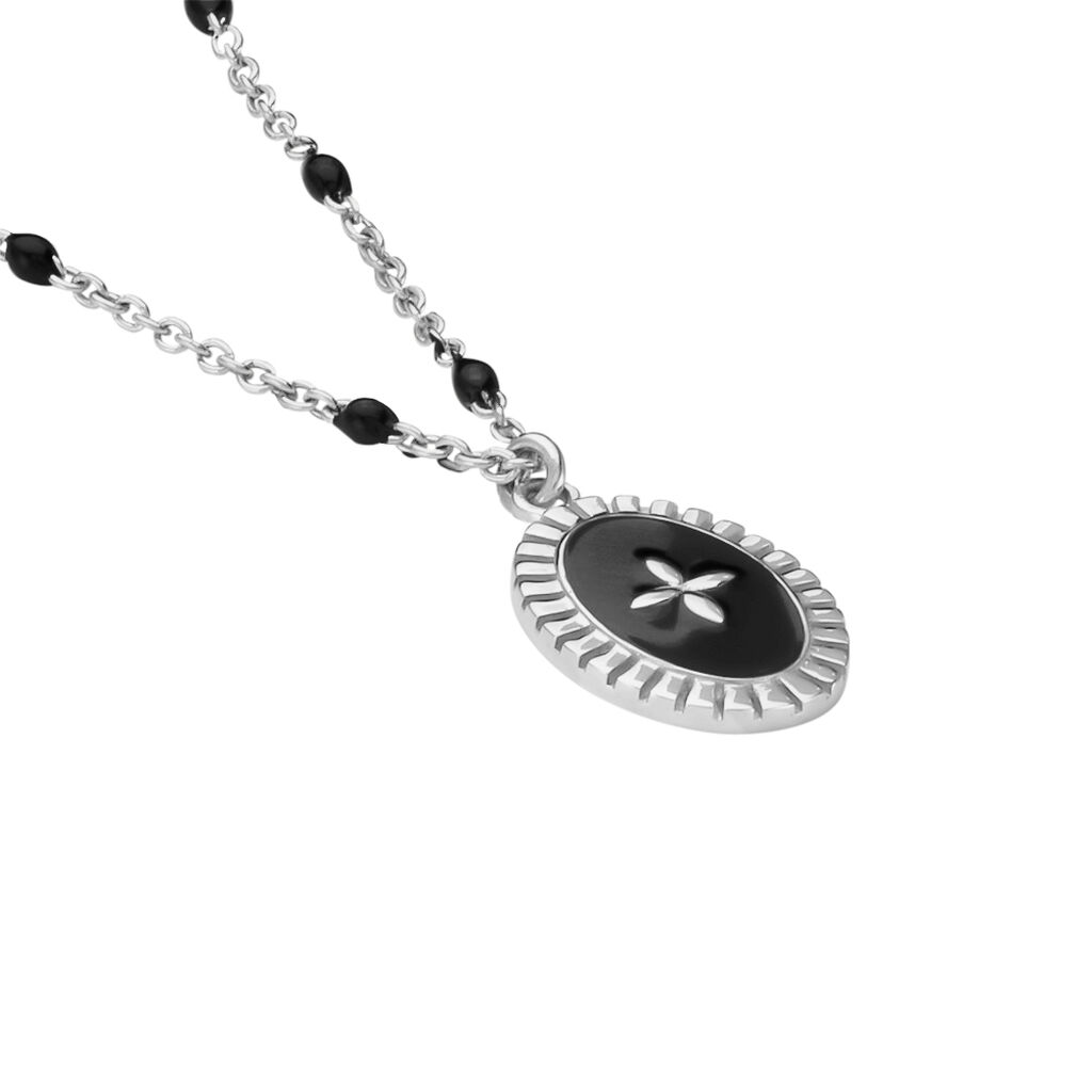 Collier Polka Argent Blanc - Sautoirs Femme | Histoire d’Or