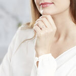 Bague Alice Or Rose Morganite Et Oxyde De Zirconium - Bagues solitaires Femme | Histoire d&rsquo;Or