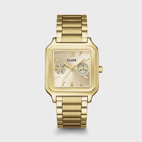 Montre Cluse Gracieuse Multifonction Champagne - F&ecirc;te des m&egrave;res Femme | Histoire d&rsquo;Or