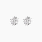 Boucles D'oreilles Puces Ysatis Argent Blanc Oxyde De Zirconium - Boucles d'oreilles fantaisie Femme | Histoire d&rsquo;Or