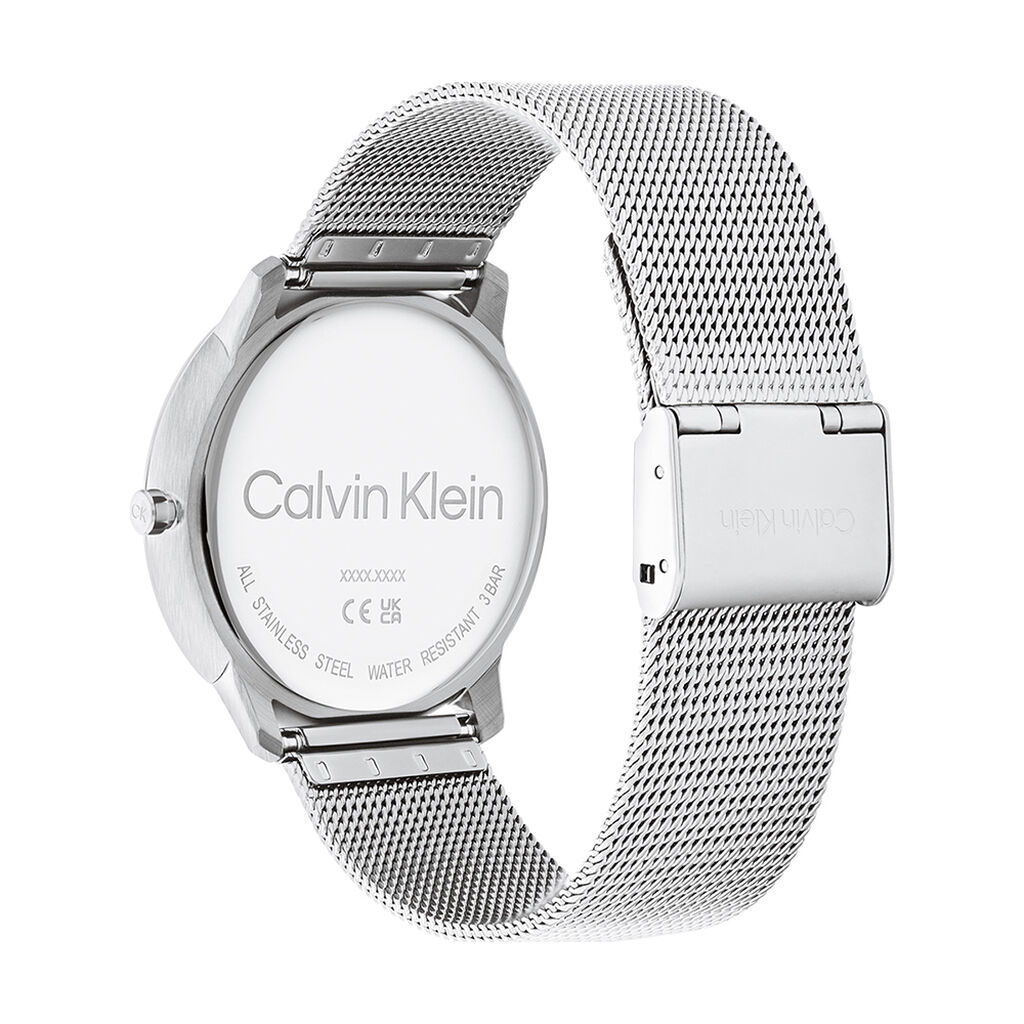 Montre Calvin Klein Iconic Mesh Bleu - Id&eacute;es cadeaux Femme | Histoire d&rsquo;Or
