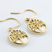 Boucles D'oreilles Pendantes Noamie Or Jaune Nacre