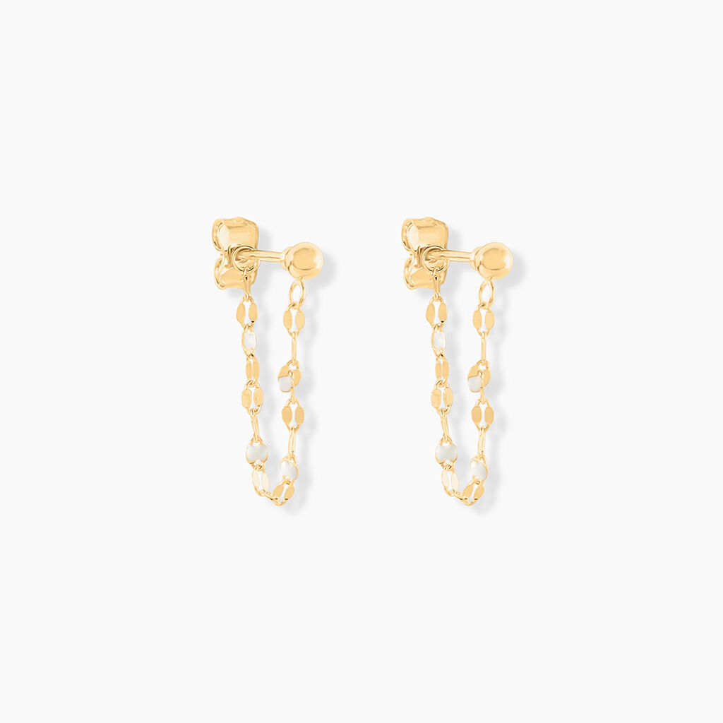 Boucles D'oreilles Pendantes Asteria Or Jaune - Boucles d'oreilles pendantes Femme | Histoire d’Or