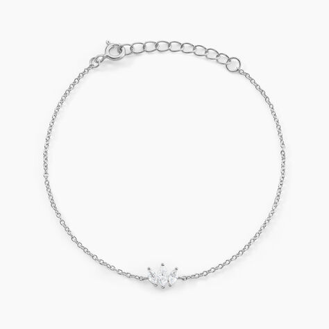 Bracelet Duchesse Argent Blanc Oxyde De Zirconium - Bracelets Femme | Histoire d’Or