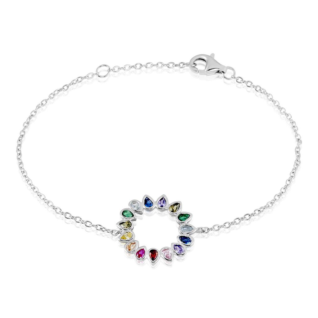 Bracelet Argent Blanc Ethem Oxydes De Zirconium Spinelles - Bracelets Femme | Histoire d’Or