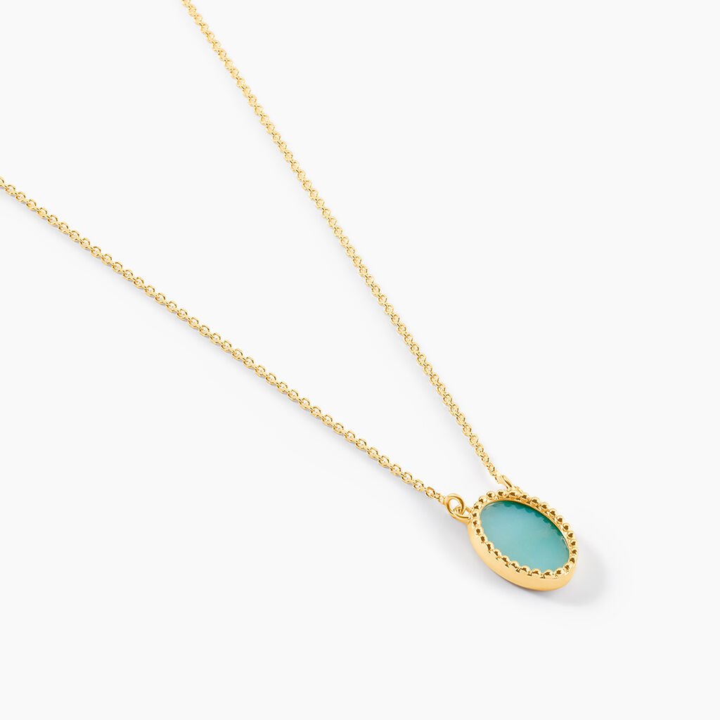Collier Pernia Or Jaune Amazonite - Colliers Femme | Histoire d’Or