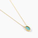 Collier Pernia Or Jaune Amazonite - Colliers Femme | Histoire d&rsquo;Or