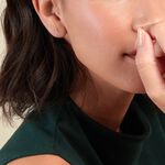 Boucle D'oreille Puce Unitaire Jodoca Or Jaune Oxyde De Zirconium - Clous d'oreilles Femme | Histoire d&rsquo;Or