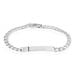 Bracelet Identité Casper Gourmette Argent Blanc - Gourmettes Homme | Histoire d’Or