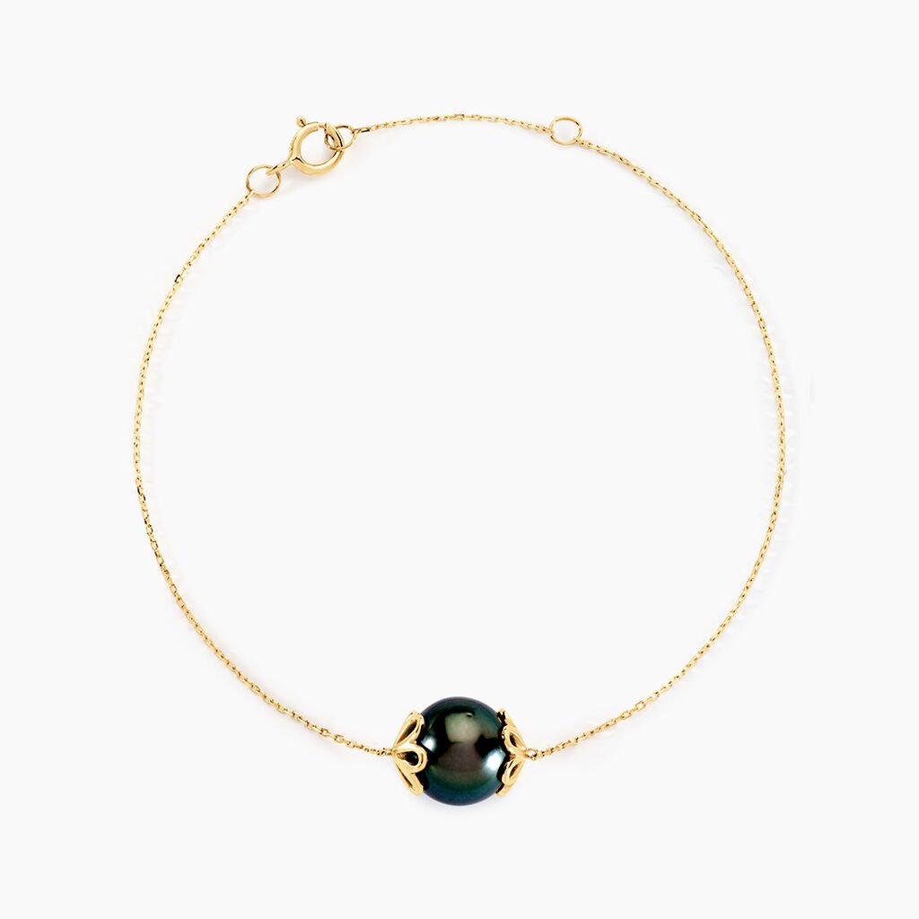 Bracelet Giunone Or Jaune Perle De Tahiti - Bracelets Femme | Histoire d’Or