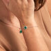 Bracelet Zea Argent Blanc Malachite - Bracelets Femme | Histoire d’Or