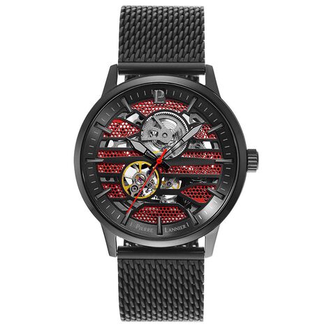 Montre Pierre Lannier Impact Noir - Montres Homme | Histoire d’Or