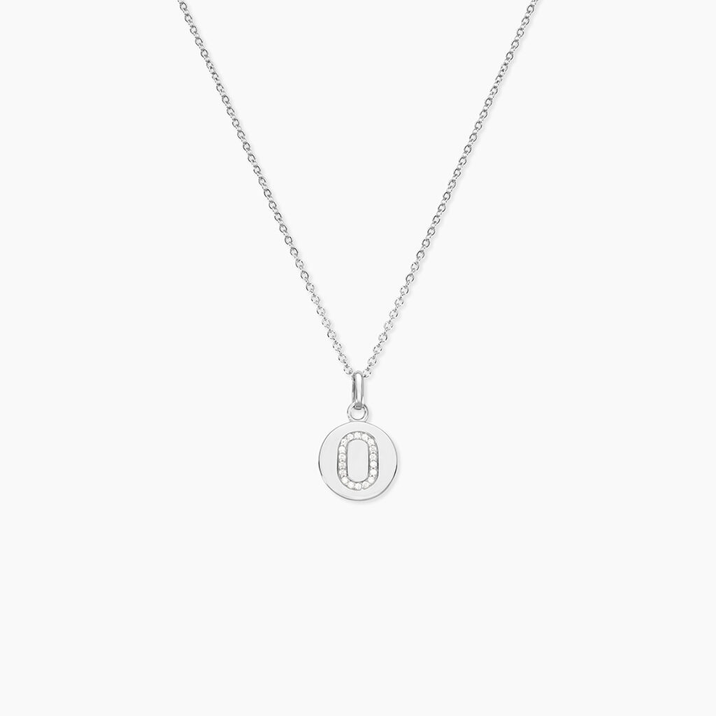 Collier Argent Eugenien Oxydes De Zirconium - Colliers fantaisie Femme | Histoire d&rsquo;Or
